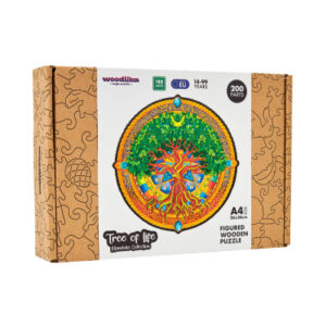 Dřevěné barevné puzzle - Strom života Puzzler
