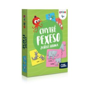 Chytré pexeso - Zvířecí rodina 2. vydání Albi