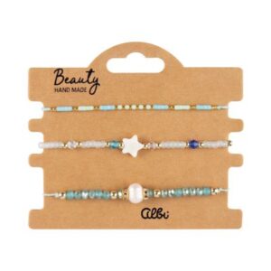 Náramky - Modrá hvězda Albi