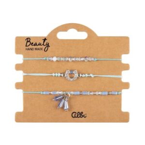 Náramky - Modrá podkova Albi