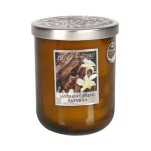 Velká svíčka - Santalové dřevo a vanilka Albi