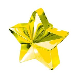 Těžítko na balónky Hvězda zlatá Albi