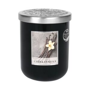 Velká svíčka - Černá vanilka Albi