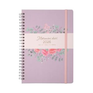 Fialový motivační diář A5 Albi