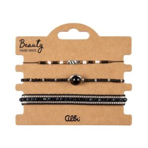 Náramky - Černá planetka Albi