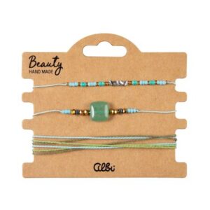 Náramky - Zelený kámen Albi