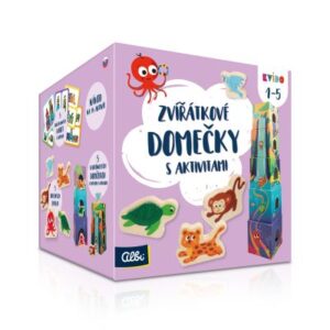 Zvířátkové domečky s aktivitami - Kvído Albi