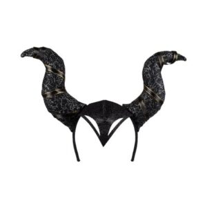 Čelenka černá rohy Albi