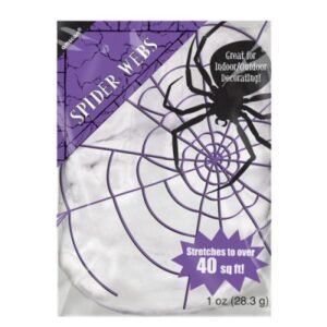 Dekorace Halloween pavučina bílá Albi