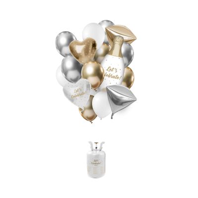 Helium set s balónky Let´s Celebrate Albi