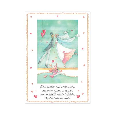 Hrací přání - Svatební polibek Albi