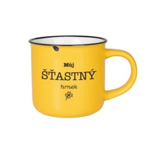 Kameninový plecháček - Můj šťastný hrnek Albi