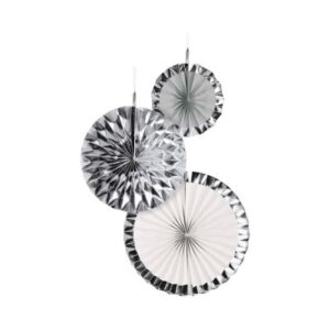 Rozety stříbrné 3 ks Albi