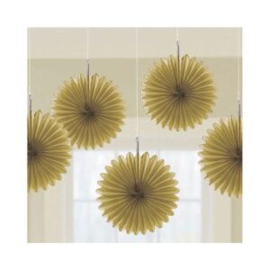 Rozety zlaté 5 ks Albi