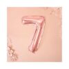 Balónek fóliový 35 cm rose gold číslo 7 Albi - Image 2
