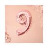 Balónek fóliový 35 cm rose gold číslo 9 Albi - Image 2
