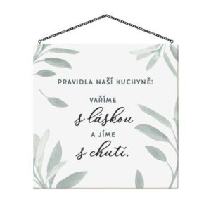 Cedulka - Kuchyně Albi