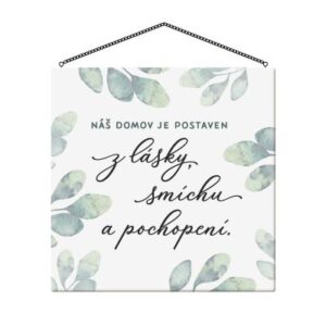 Cedulka - Náš domov Albi