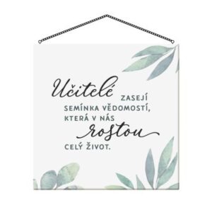 Cedulka - Učitelé Albi