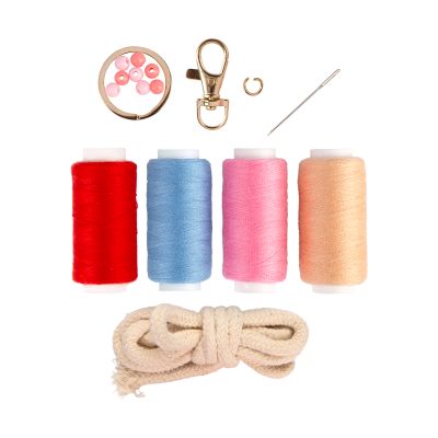 DIY Macrame klíčenka - Duha Albi - Obrázek 3