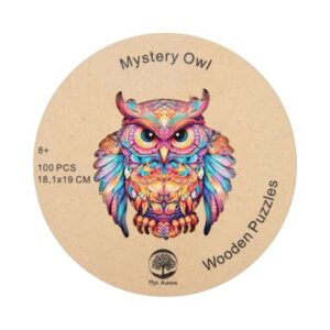 Dětské dřevěné puzzle - Sova Albi