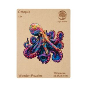 Dřevěné puzzle - Chobotnice Albi