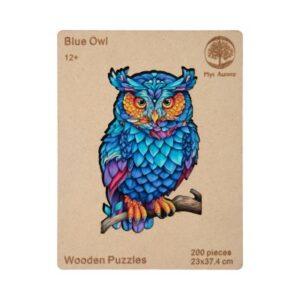 Dřevěné puzzle - Sova Albi