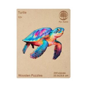 Dřevěné puzzle - Želva Albi