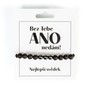 Náramek pro svědka - Bez tebe ANO nedám Albi