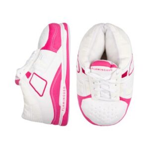 Růžovobílé sneakers bačkory Albi