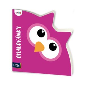 Tvarované omalovánky: Sova - Kvído Albi
