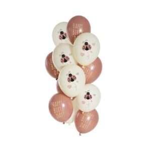 Balónky latexové Narozeniny Beruška 12 ks Albi