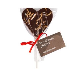 Čokoládové lízátko s červíky - Ty v džungli přežiješ! Sens