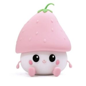 Dětská silikonová lampička - Růžová jahoda Albi