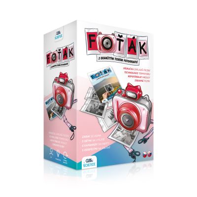 Růžový foťák s termotiskem Albi