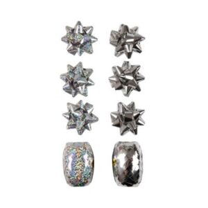 Set kokard a stuh - Stříbrný Albi