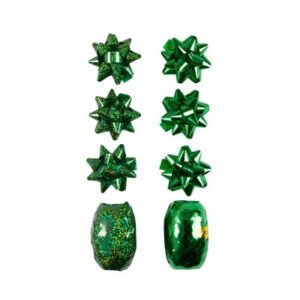 Set kokard a stuh - Zelený Albi