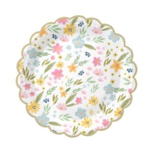 Talíře Jarní květiny  6 ks Albi