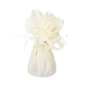 Těžítko na balónky krémově bílé Albi