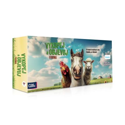 Vykopej a objevuj - Farma - set 12 ks Albi