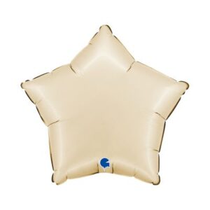 Balónek fóliový Hvězda krémová matná Albi