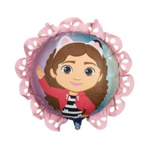 Balónek fóliový s volánky Gábinin kouzelný domek Gábi Albi