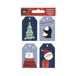 Dárková visačka 12 ks - Roztomilé Vánoce pro kluka Albi