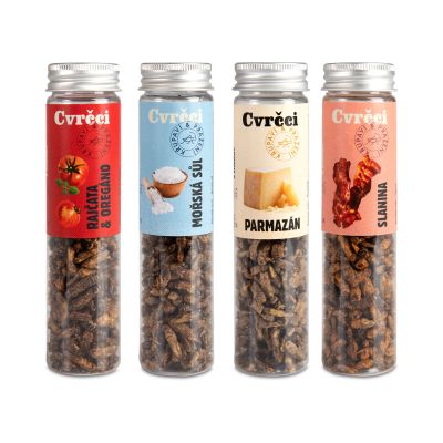 Dárkový set: Křupaví a pražení cvrčci Sens - Obrázek 2