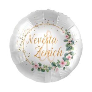 Fóliový balónek Nevěsta a ženich Albi