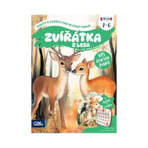 Karty a puzzle pro Mluvicí tablík - Zvířátka z lesa: Kvído Albi