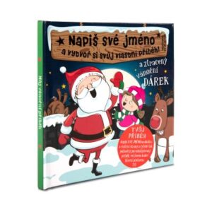 Modrá vánoční knížka bez jména (pro holku) Albi