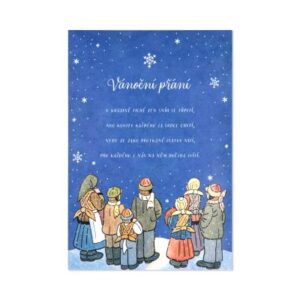 Pop-up hrací a svítící vánoční přání Josef Lada - Koledníci Albi