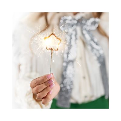 Prskavky zlaté Hvězdy 2 ks Albi - Obrázek 2