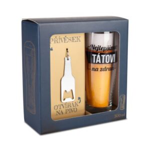 Sada půllitr s otvírákem - Tátovi Albi